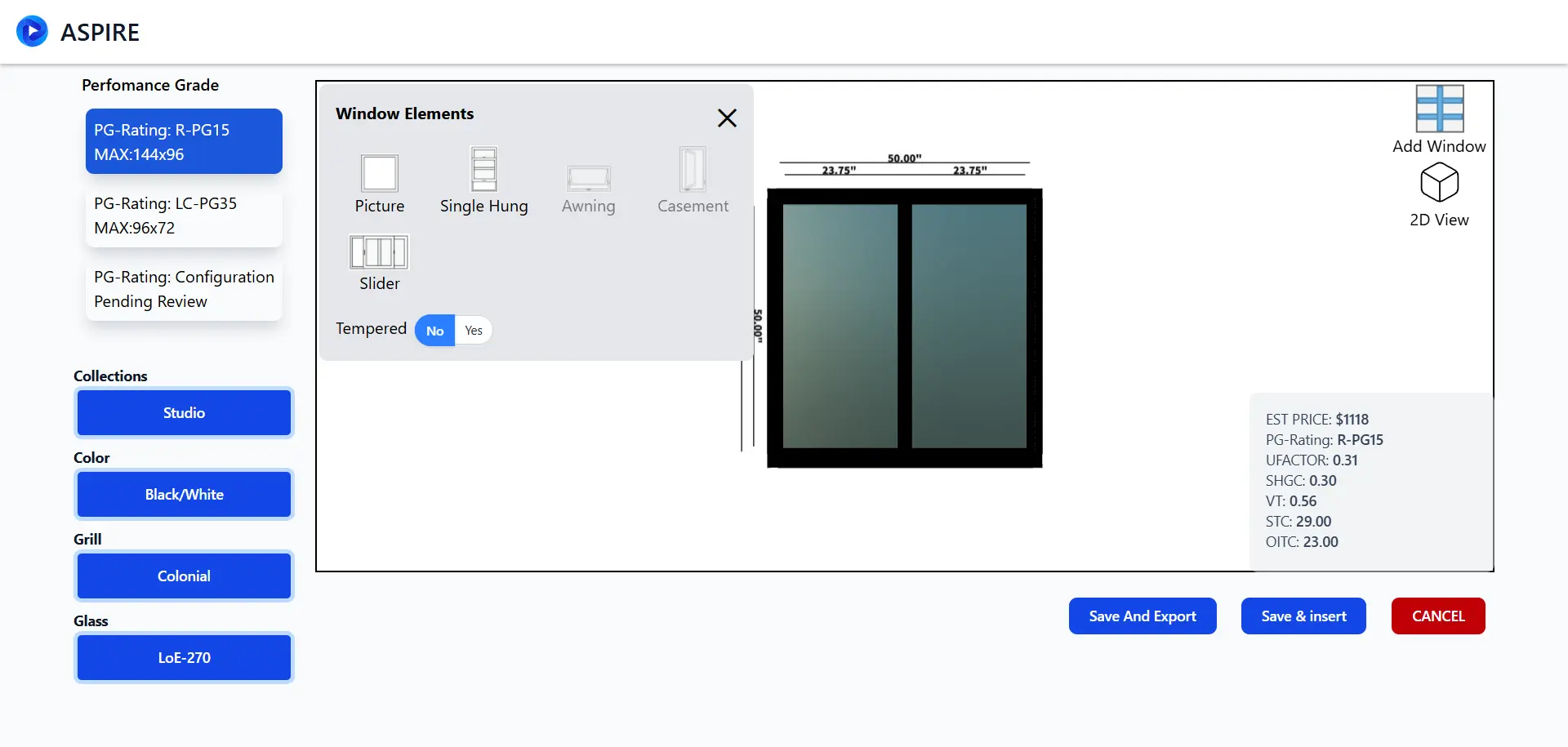 Aspire preview